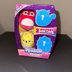 Squishville by Squishmallows Bright Squad 4-pack 2 Mystery